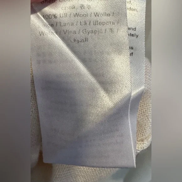 TIGER OF SWEDEN Nichols Pullover Wool Sweater top light camel office street US M - Picture 7 of 7